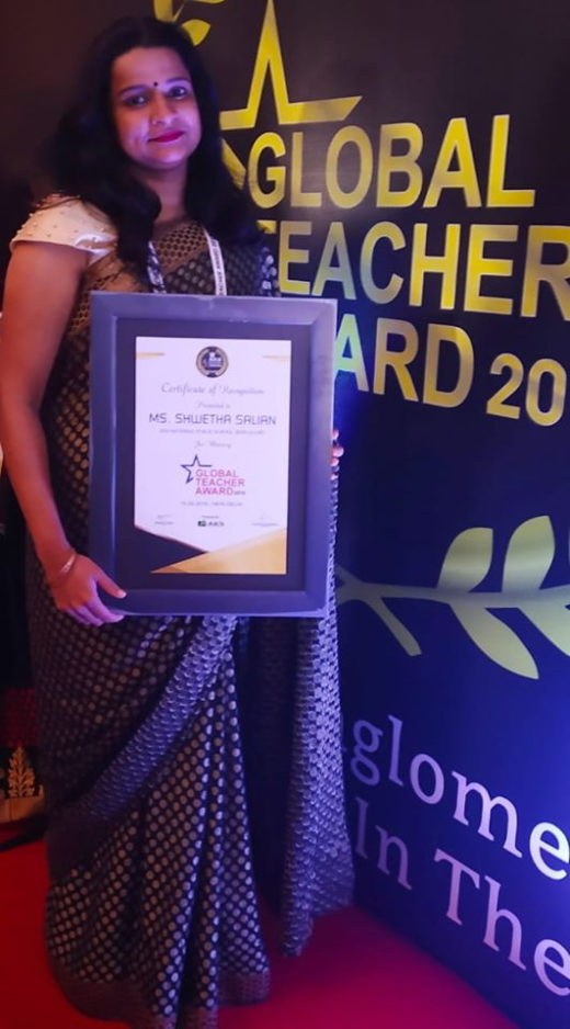 The global teacher award – BGS NATIONAL PUBLIC SCHOOL